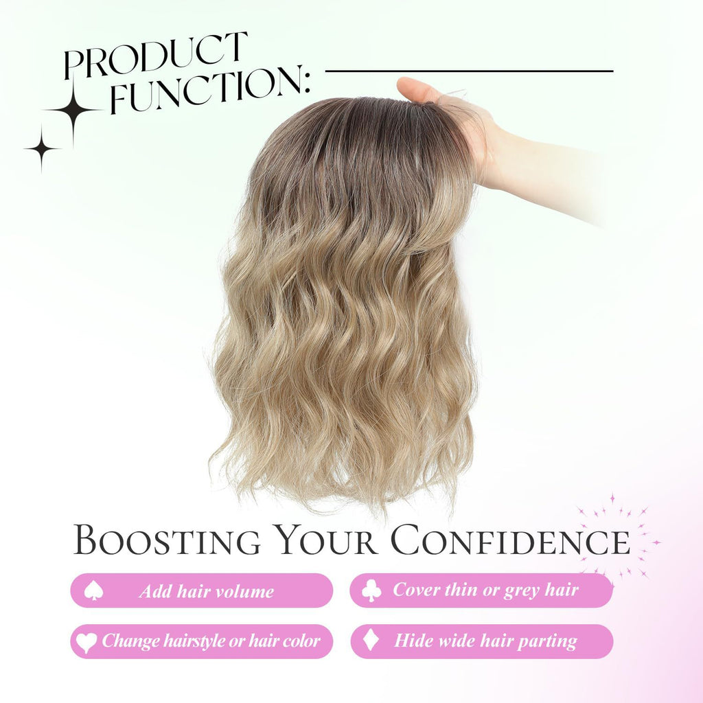 European and American Style Small Lace Wig Set Export Synthetic Fiber Medium Length Women's Top Natural Middle Part Bangs Hairpiece Wig