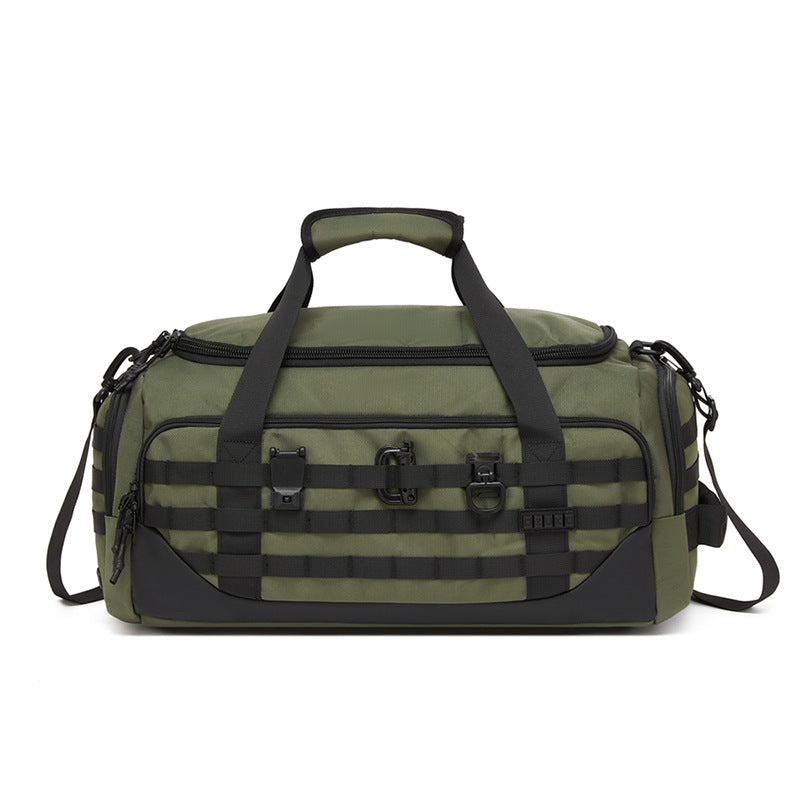 ozuko Men's Travel Bag Handheld Large Capacity Waterproof Sports Bag Tactical Commuting Multifunctional Business Travel Bag