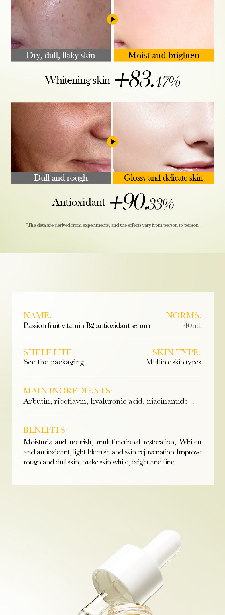 Vitamin Series Essence SADOER Anti-oxidant Hydrating Essence Cross-Border Wholesale