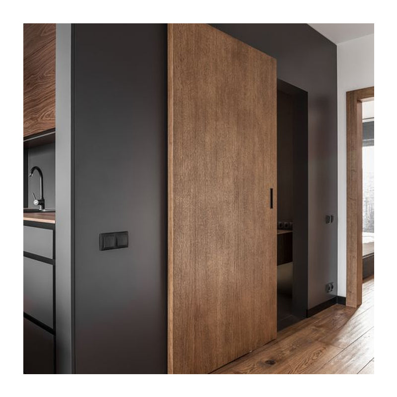 American Modern Design Interior Invisible Hinge Aluminum Frame Invisible Interior Wooden Door Home Invisible Door