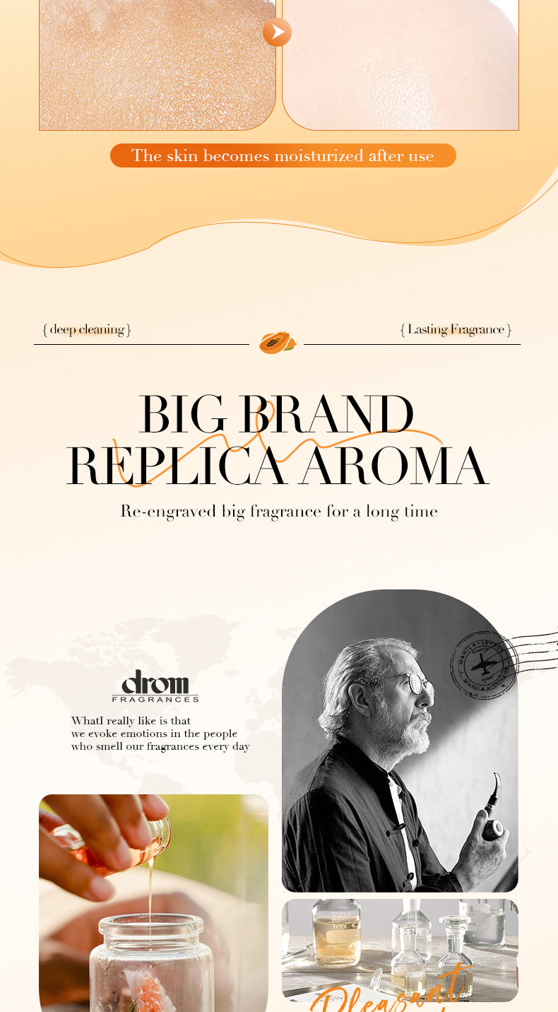 Papaya Body Wash480gBIOAOUA Vitamin C Cleansing and Moisturizing Body Wash Cross-Border Wholesale