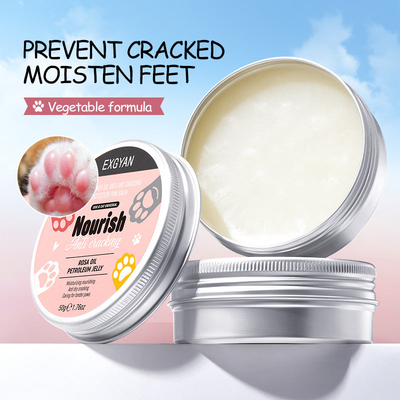 Pet Paw Balm EXGYAN Rose Flower Oil Anti-Dry Crack Paw Hand Cream Cross-Border Foreign Trade Wholesale
