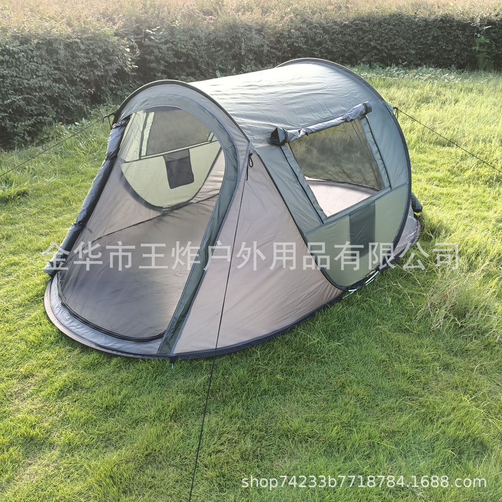 Hot-Selling Fully Automatic Hand-Pull Quick-Open Tent Travel Tent Camping Windproof Rainproof Sunproof Tent
