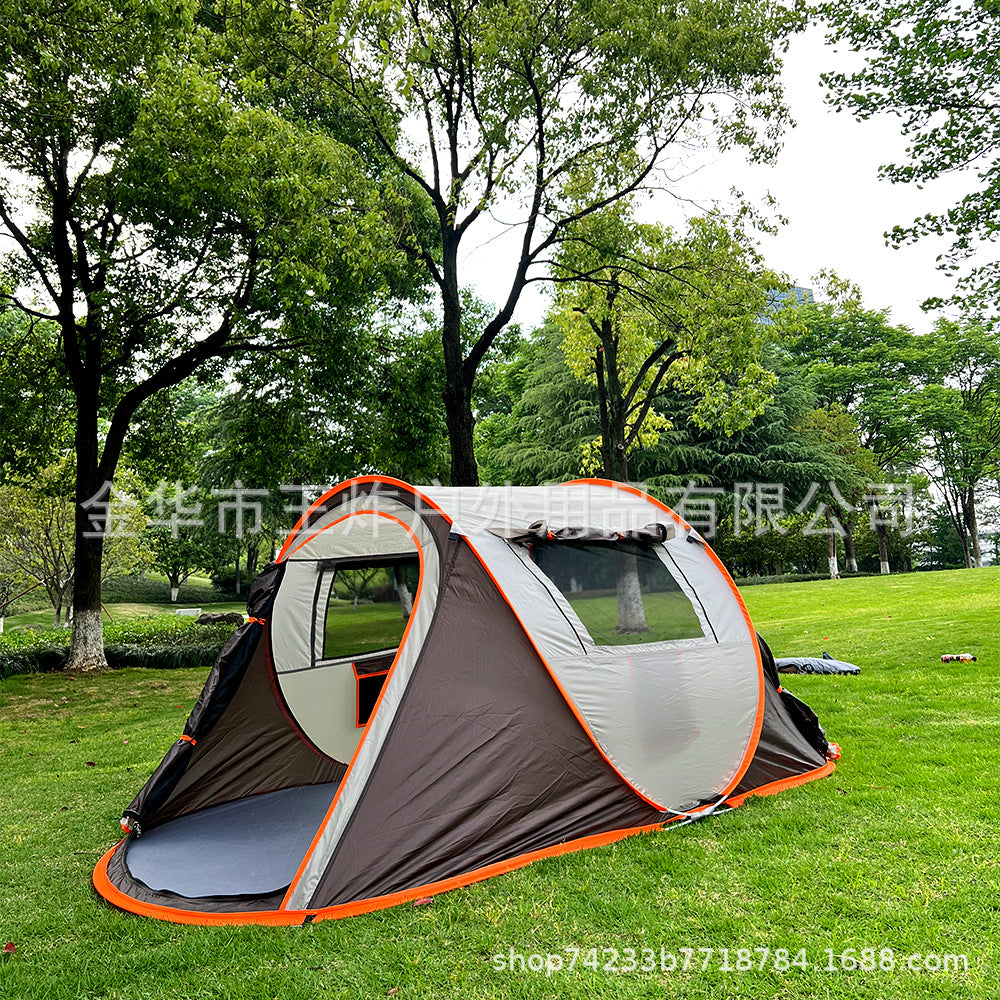 Hot-Selling Fully Automatic Hand-Pull Quick-Open Tent Travel Tent Camping Windproof Rainproof Sunproof Tent