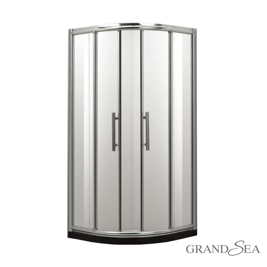 2022 New Design High Quality Bathroom Door Glass Sliding Half Moon for Under Shower Door