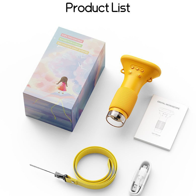 TK Hot-Selling Microscope for Children's Science Experiments, Student-Specific Electronic Optical Handheld High-Magnification Home Microscope
