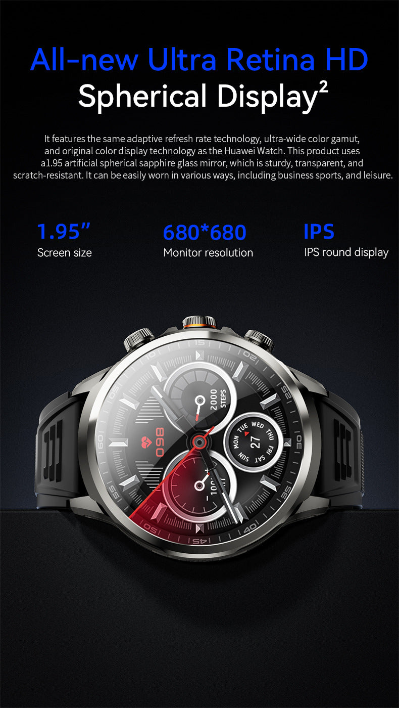 H18 Pro Smart Watch5G SIM Card Global Communication Google APP Download Rotating Camera Video Call Photo