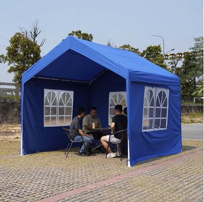 Night Market Stall Internet Celebrity Tent Courtyard Outdoor Foldable Advertising Rainproof Sunshade Four-Corner Umbrella Parking Shed