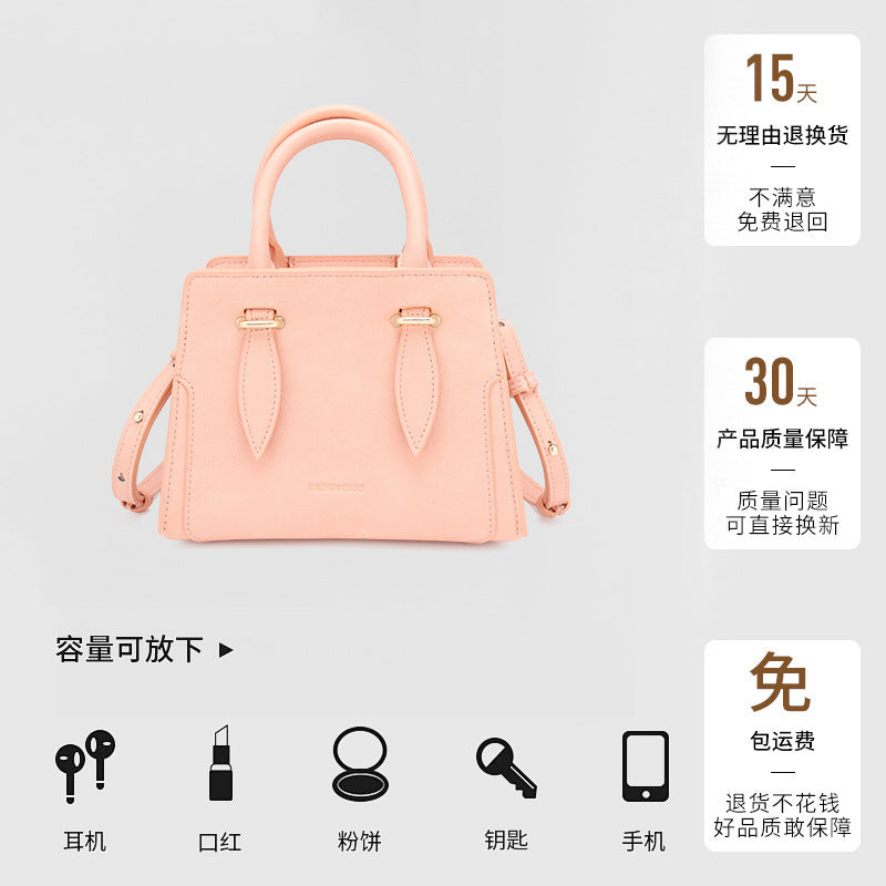 New Handbag for Women Fashionable Small Square Bag French Style Daily Light Luxury Niche Commuting Trendy Single Shoulder Crossbody Bag for Women