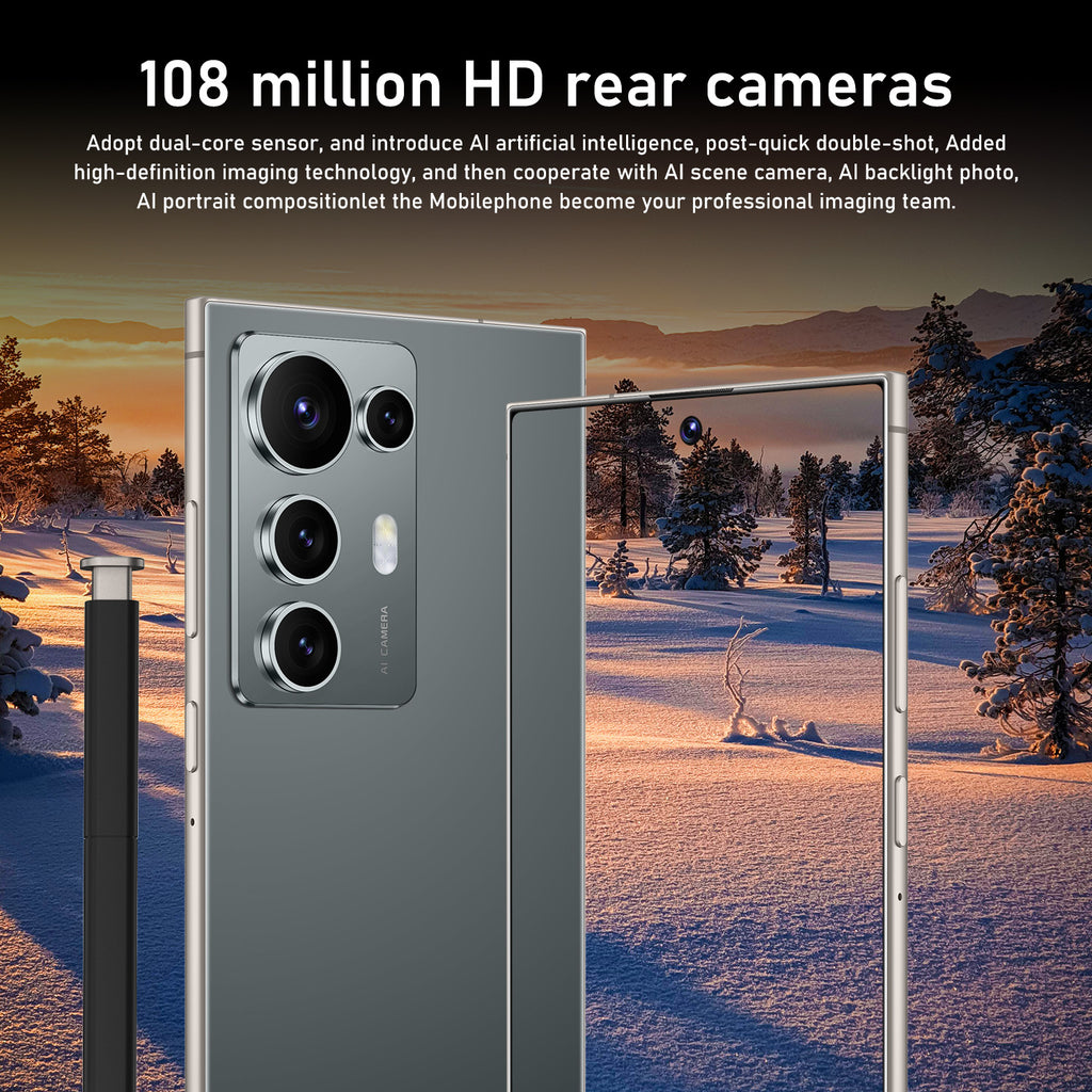 Exclusive Supply C25 Ultra Smartphone7.3Large Screen4+128Android Phone Source Factory AliExpress