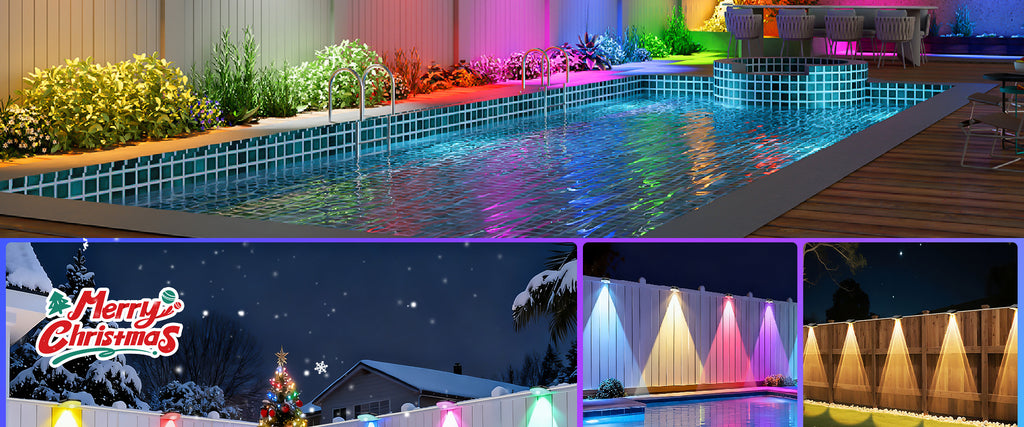 RGBCW Iridescent Fence Light Bluetooth Version Fence Light Wall Washer Fence Light Garden Light Waterproof Decorative Light
