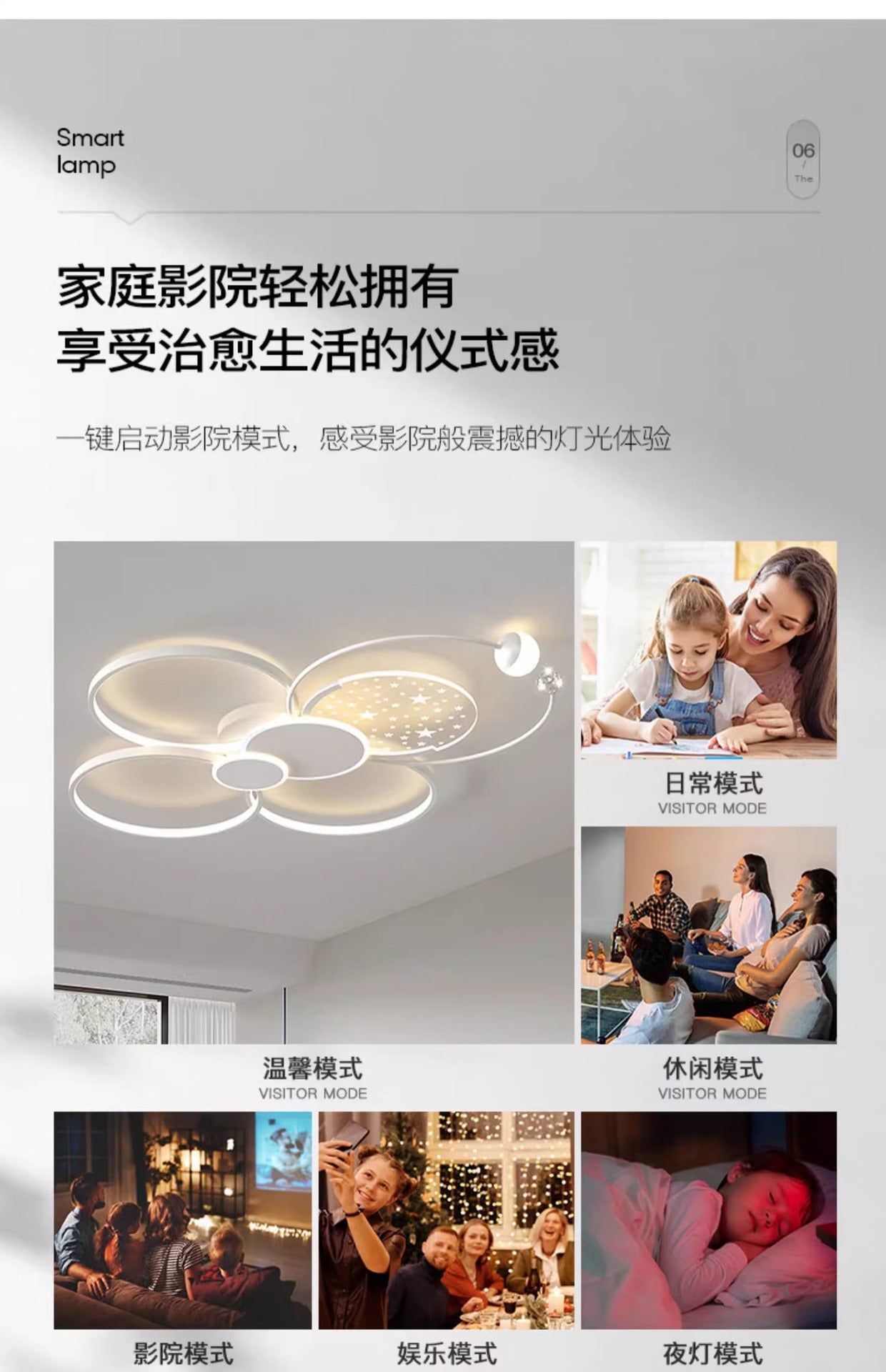 Living room lamp simple modern elegant led Starry Sky Ceiling Light Set Full House Package2025New Year's Bedroom Lamp