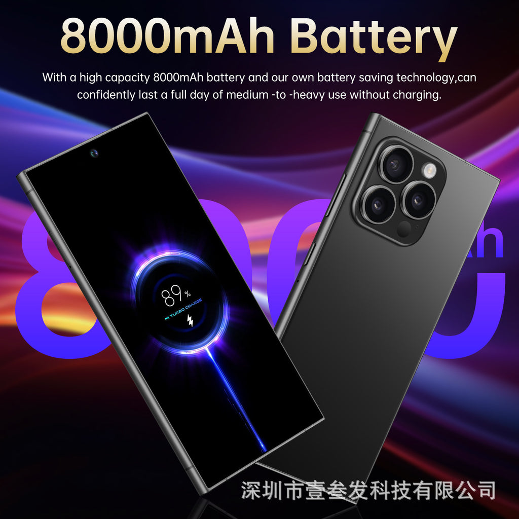 I16promax Smartphone with Pen  2+16 High-end7.3Inch Screen Android8.1Factory