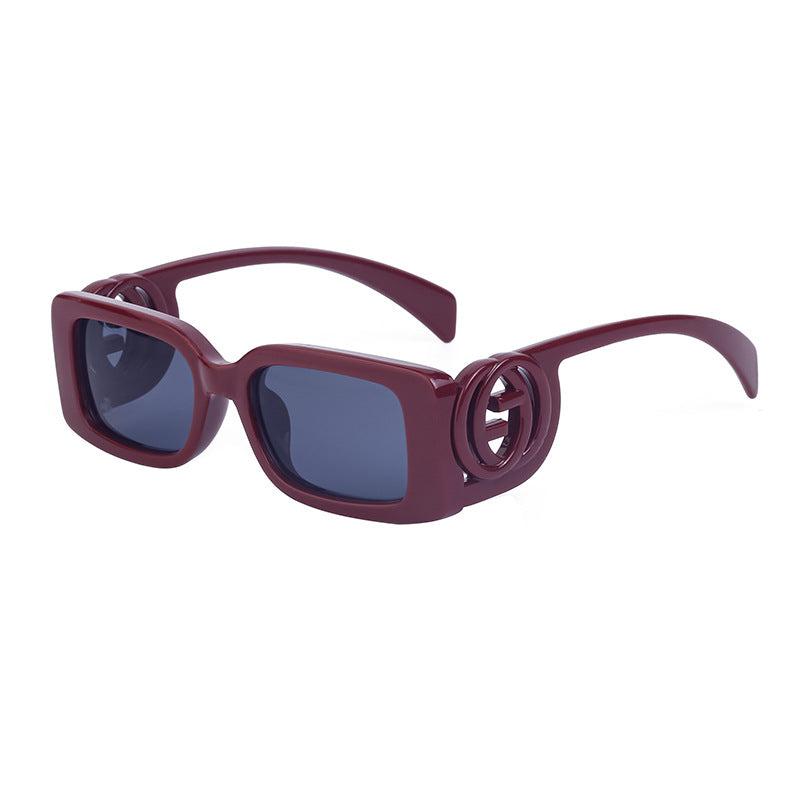 New Fashion Square Frame Sunglasses for Women, Unique Small Frame Sunglasses for Men, Wholesale Glasses sunglasses