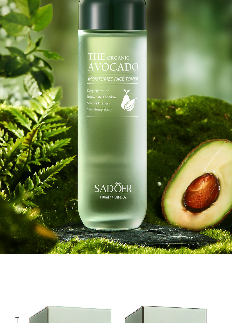 Full English Avocado Skincare Set SADOER Cleansing, moisturizing and moisturizing six-piece set  foreign trade wholesale