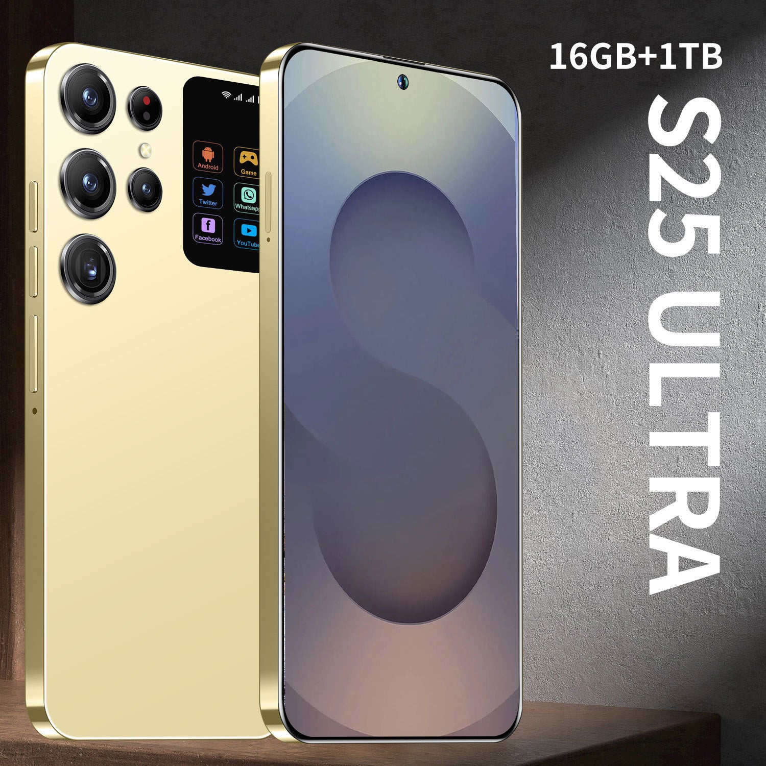 Hot-Selling Mobile Phone S25 Ultra Android Smartphone16+1TB Hot-selling Secondary Screen TK Mobile Phone