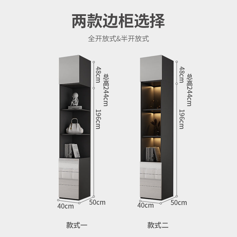 Flat Door Wardrobe for Home Bedroom, Easy Assembly, Suitable for Rental Rooms, Small Apartments, Three-Door, Four-Door, Five-Door, Six-Door Large Wardrobe
