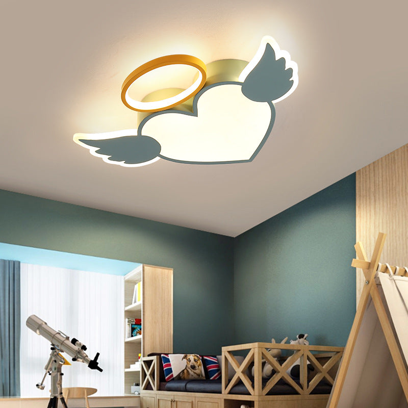 Children's Lamp Eye Protection Cartoon led Ceiling Lamp Boys Girls Kindergarten Lamp Iron Art Room Bedroom Lamp Wholesale