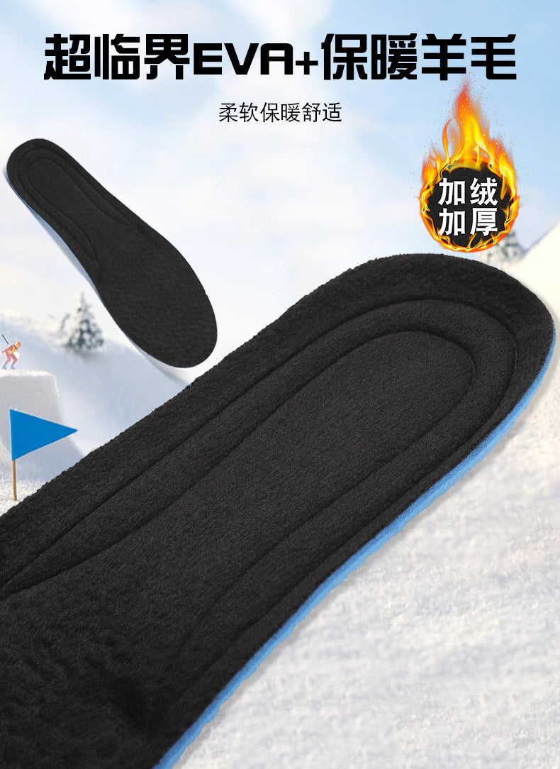 Large Size Leather Surface Fleece-Lined Thickened Warm Casual Sports Shoes Waterproof Non-Slip Cotton Shoes Real Explosive Carbon Plate Running Shoes