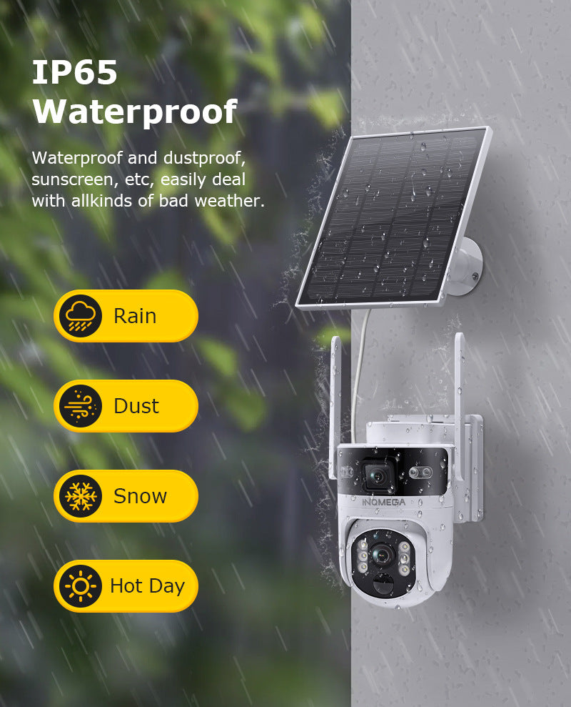 Exclusively for New Private Models4G Solar-powered Camera6MP HD Full Color Low Power Camera Night Vision