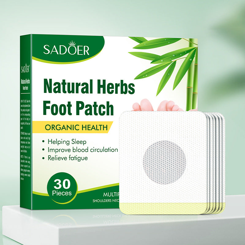 Cross-border Herbal Foot Acupoint Patch Help Sleep Body Soothing Acupoint Patch Export Manufacturer Wholesale
