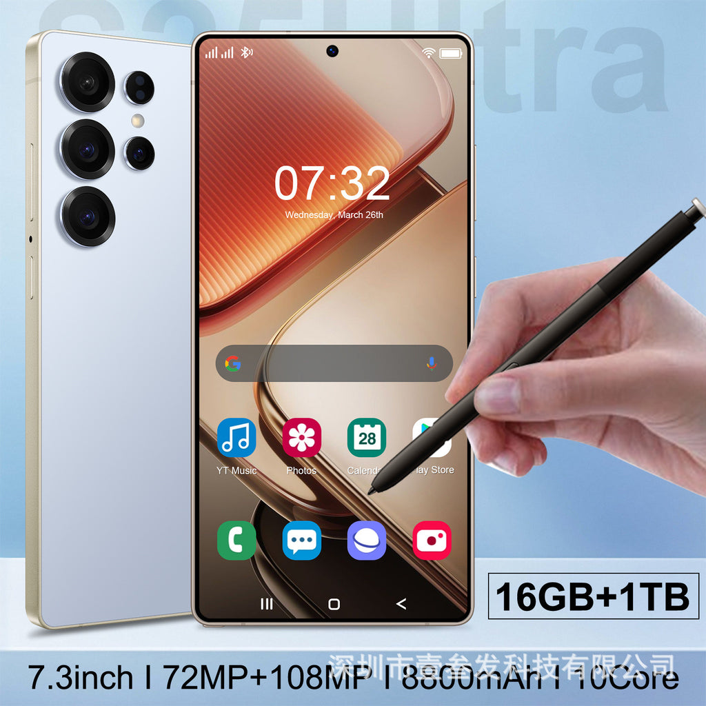 New S25 Ultra Smartphone 16+1T High-end7.3Inch Large Screen Factory5G Mobile Phone