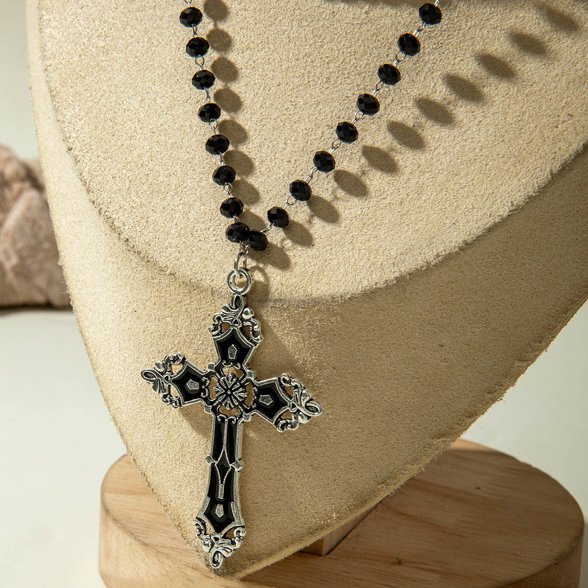 European and American Fashion Jewelry Beaded Tassel Double Layer Long Necklace Elegant Multi-layer Wear Y Type Necklace Ornament