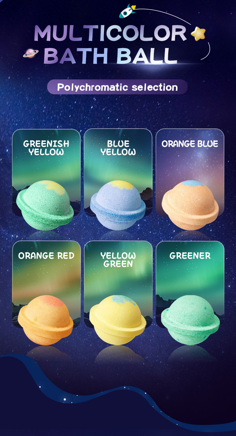 Full English Planet Bath Salt Ball120g SADOER Clean Fragrance Bath Ball  Wholesale