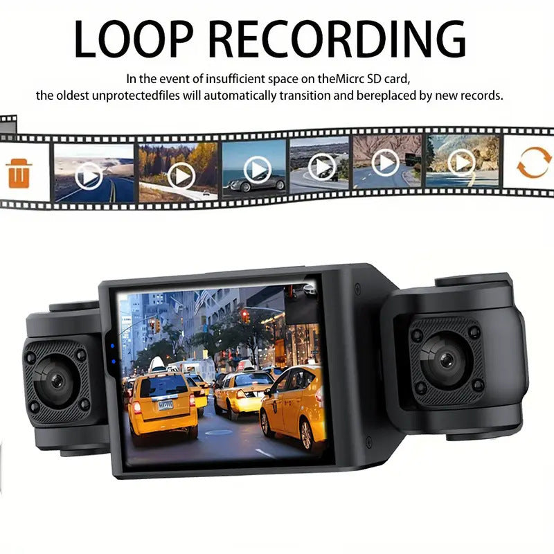 S7Sanlu New Model Dash Cam1080P Car Camera Four Lens HD Night Vision Recorder