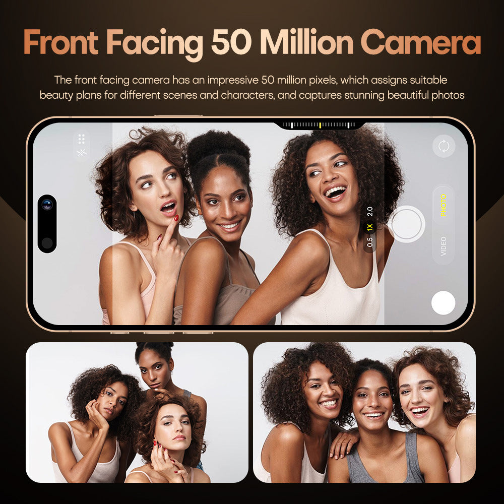 Hot Sale i17 Pro Max Android Smartphone16+1T Mobile phone source factory available