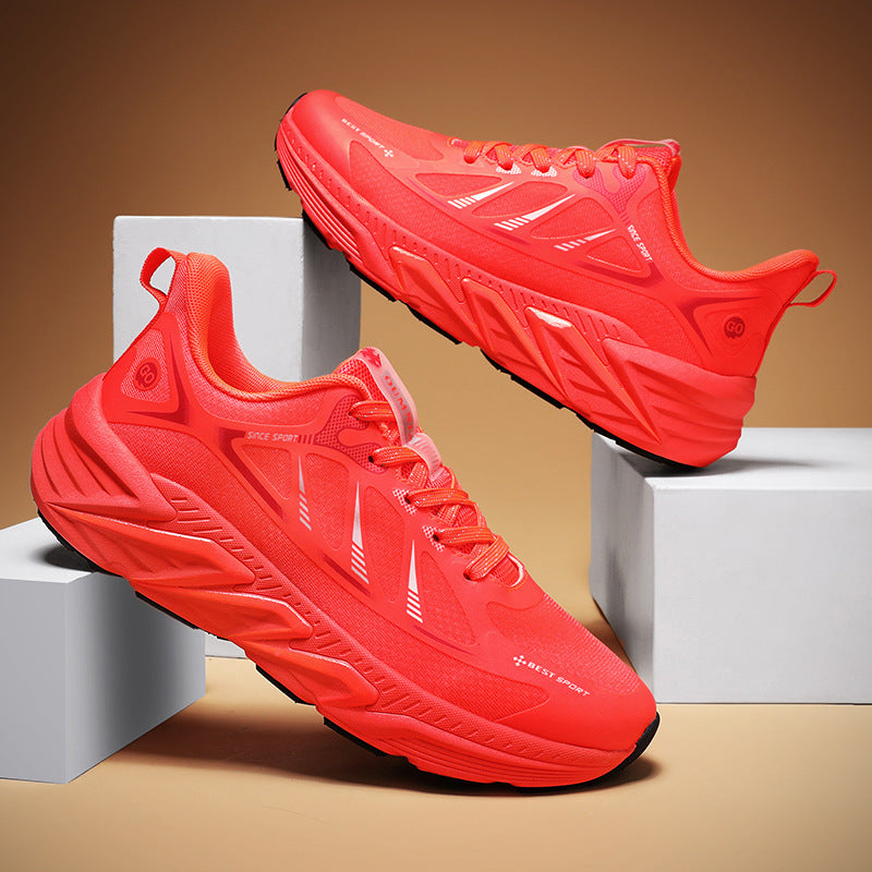 New Foreign Trade Running Shoes for Men and Women, Couple Style, Large Size, Versatile Marathon Outdoor Casual Cycling Jogging Sports Shoes
