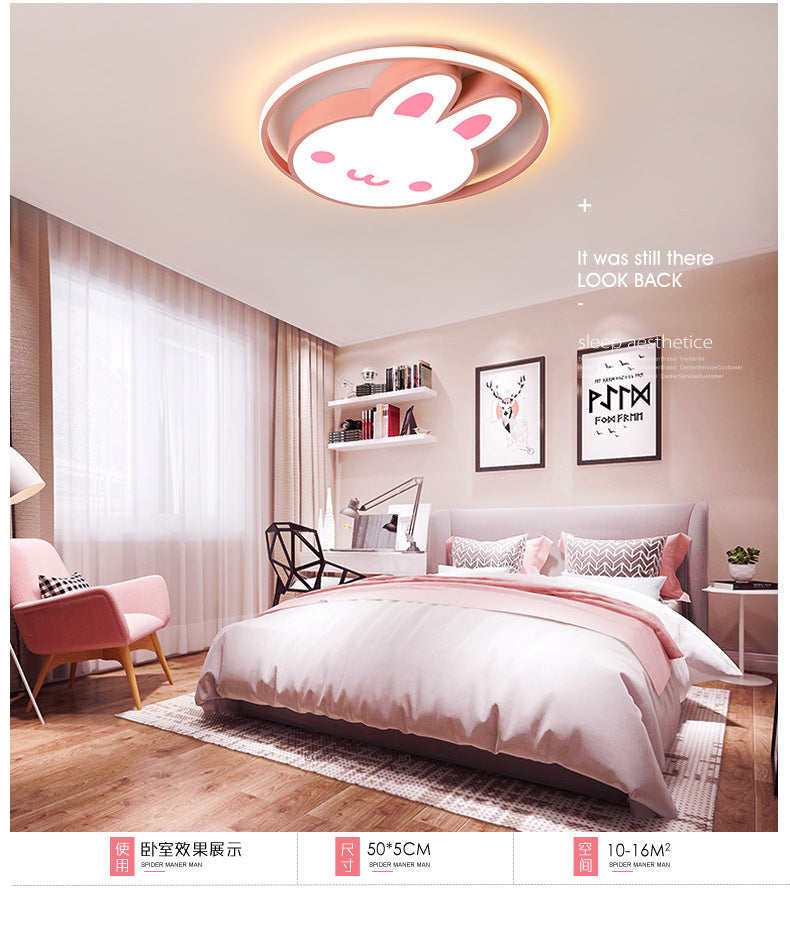 Children's Lamp Eye Protection Cartoon led Ceiling Lamp Boys Girls Kindergarten Lamp Iron Art Room Bedroom Lamp Wholesale