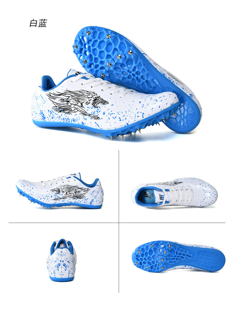 2025Track and Field Shoes for Male Students Training Shoes for Middle School and College Entrance Exams Sports Exam Spikes Long Distance Short Distance Shoes Racing Style