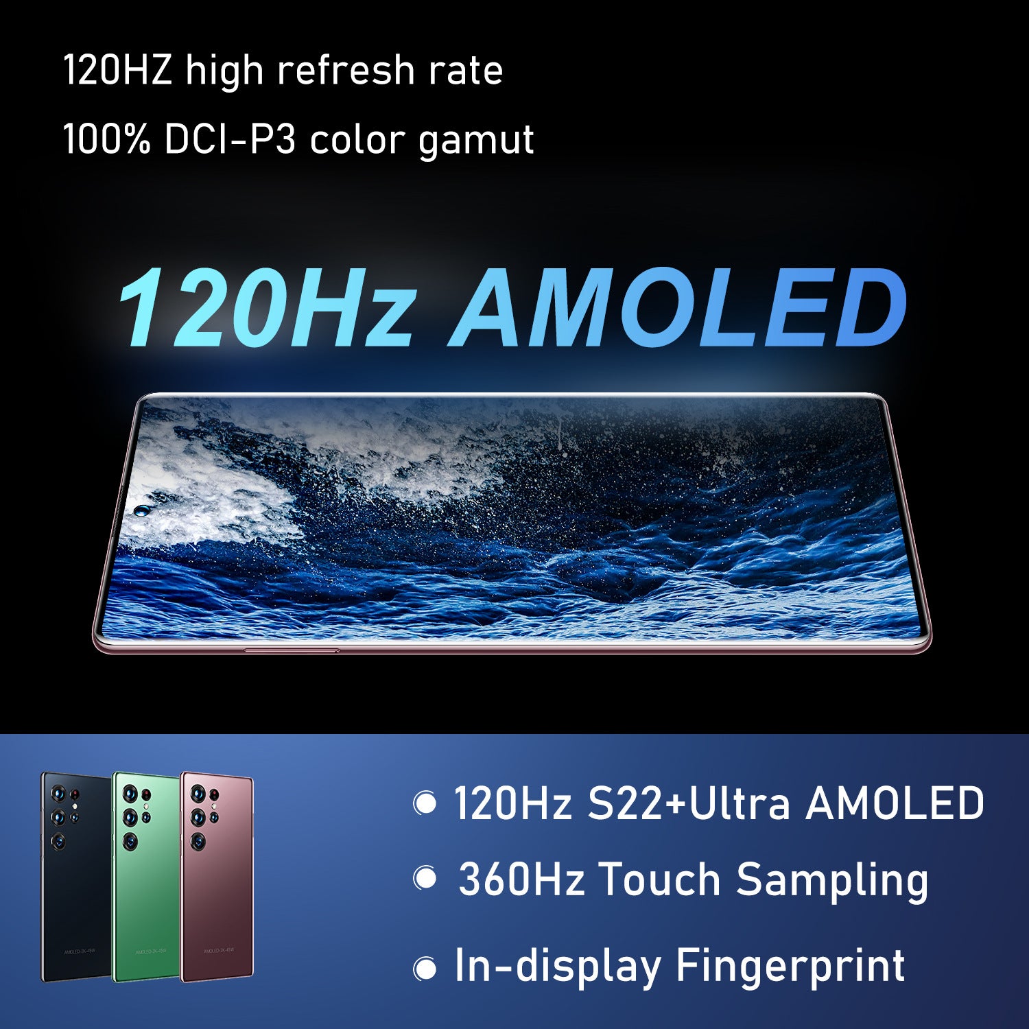 Spot Goods S22+UItre Hot New Product Realistic Mobile Phone16+1T High-End All-in-One Factory Direct