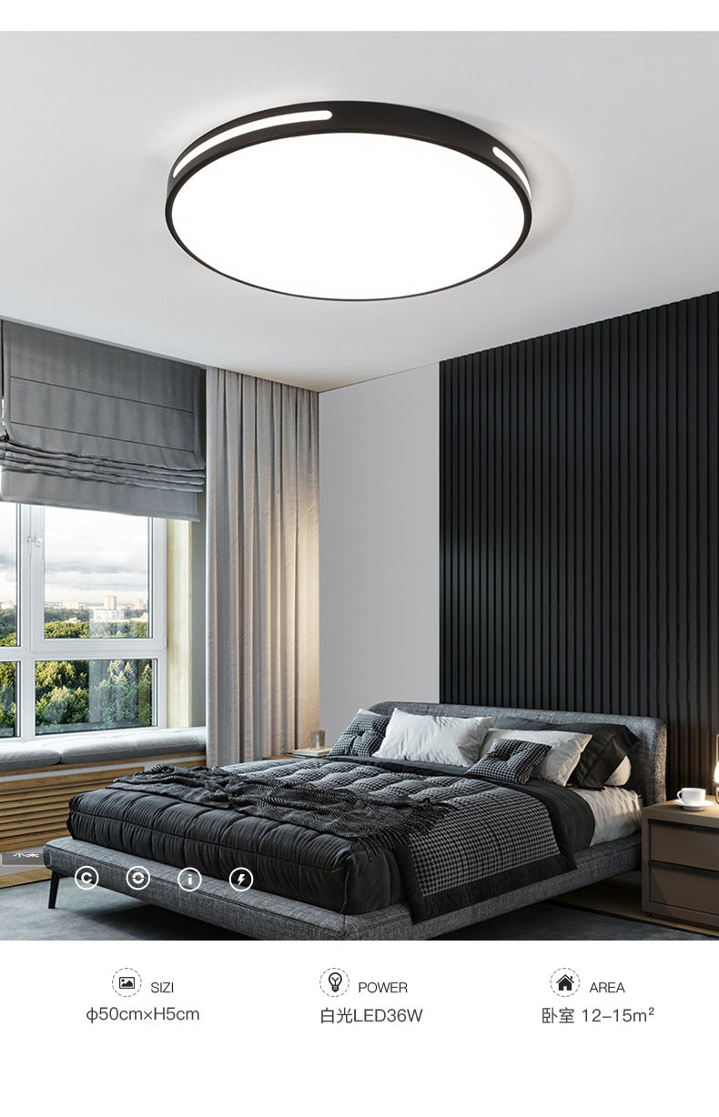 Ultra-thin Modern Minimalist LED Ceiling Lamp Round Bedroom Lighting Living Room Lamp Creative Study Dining Room Balcony Lighting Fixture