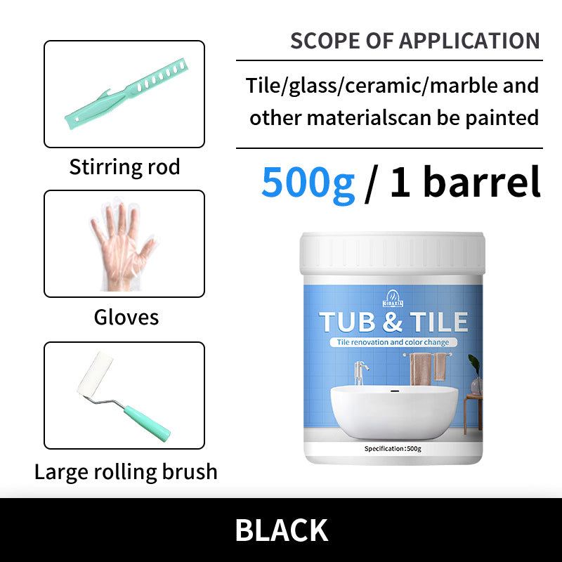Tile Color Changing Paint Glass Ceramic Renovation Bathroom Water-Based Paint Indoor Tile Paint