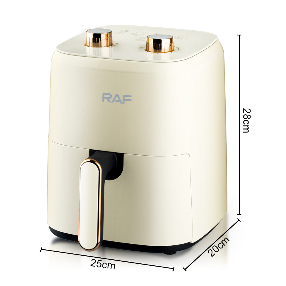 RAF US Standard Multifunctional Air Fryer Machine Household Fully Automatic Intelligent3L Large Capacity Electric Fryer