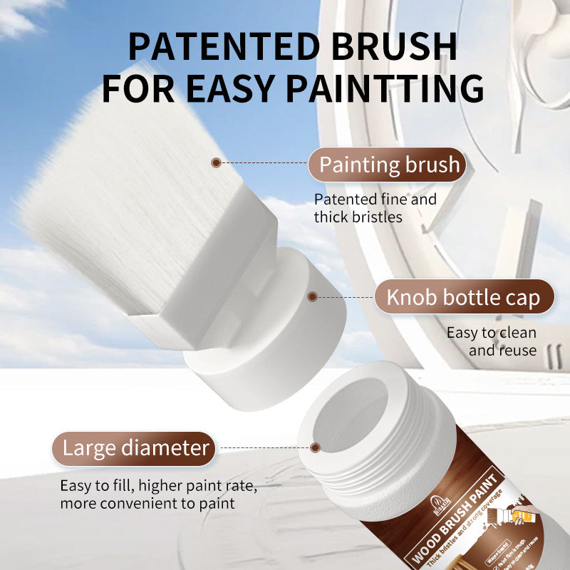 New Product Brush Paint Water-Based Wood Paint Furniture Renovation Bedside Table Wood Coating Paint Renovation Magic Tool