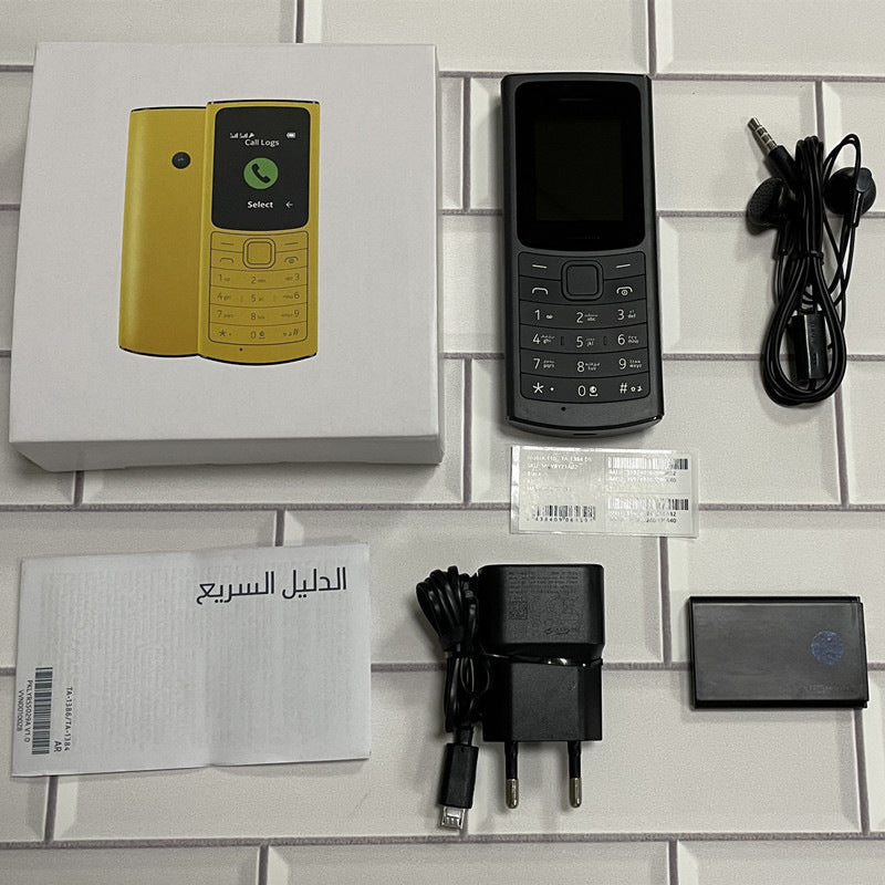 Mobile Phone 110 2021 Non-Intelligent2G Dual SIM Phone Wholesale of Straight Button Elderly Phones