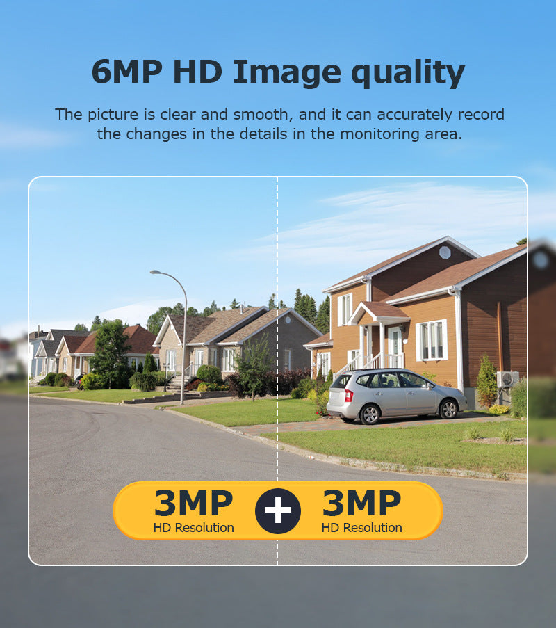 High Definition Bullet Camera36Optical Zoom Outdoor6MP Full Color Night Vision4G Wireless Solar Camera