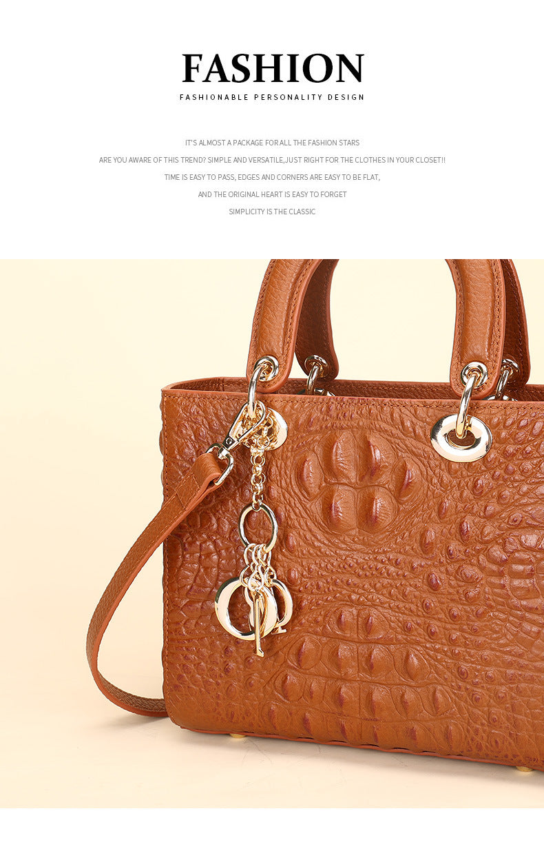Source Factory New Fashion Classic Retro Tote Handbag Versatile Shoulder Trendy Women's Bag