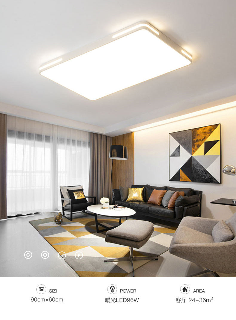 Full Spectrum led Ceiling Lamp Modern Minimalist Creative Nordic Ultra-thin Living Room Lamp Study Room Dining Room Lamp Bedroom Lighting Fixture