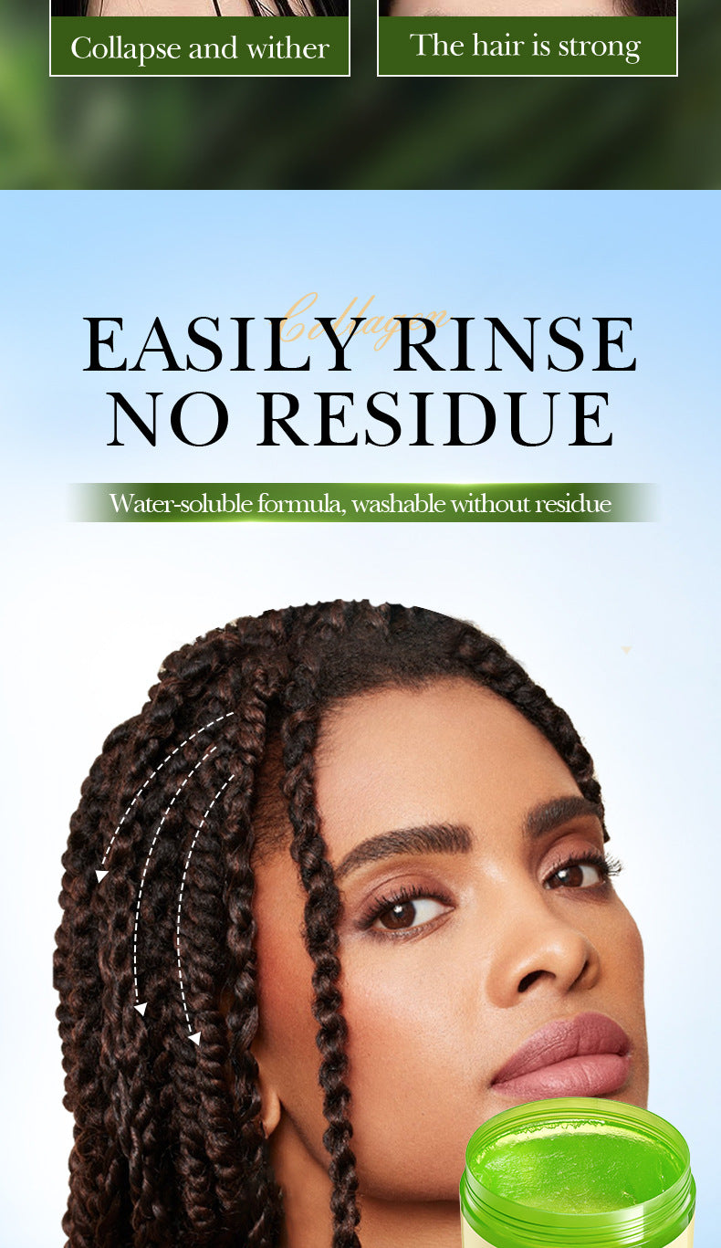 Full English Olive Oil Hair Styling Wax SADOER Nourishing Gel Styling Fluffy Hair Wax  Foreign Trade Wholesale