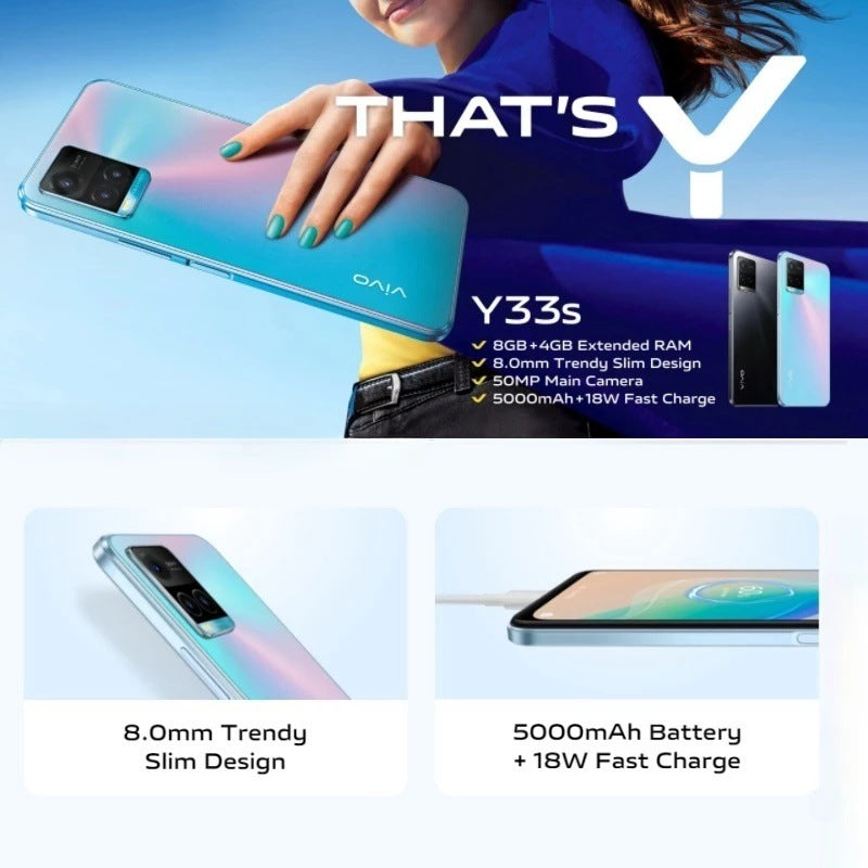 New Y33s Smartphone3+32GB Android Phone4G All-Network Compatible Low Price In-Stock Wholesale