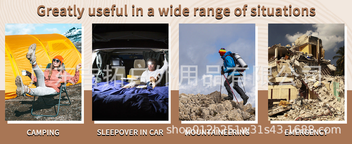 New Winter Sleeping Bag, Extra Wide and Thick, Warm Envelope Style Sleeping Bag for Outdoor Camping, Adult Quilt