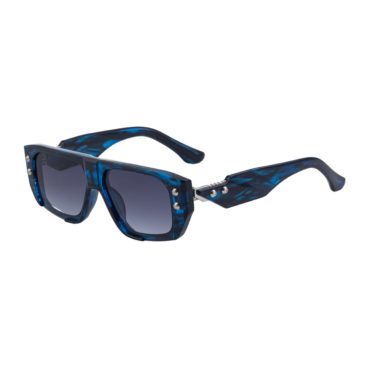 2025New Fashion Square Frame Sunglasses for Men, High-End Personality Outdoor Trend Driving Sun Protection Sunglasses for Men