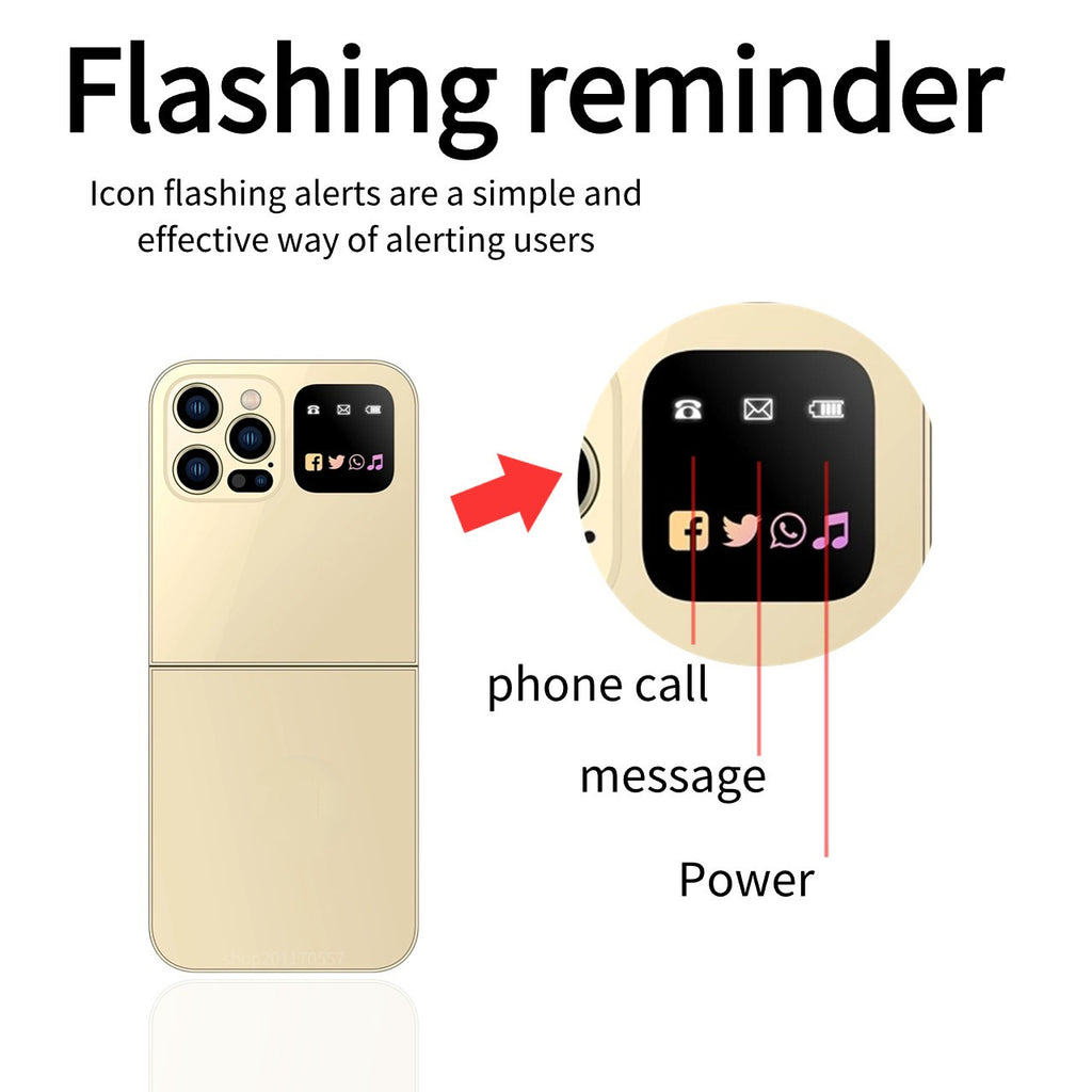 Wholesale Hot Selling Foldable Mobile Phone for Elderly Bluetooth Dialing Student Backup Feature Phone Card Phone Foldable