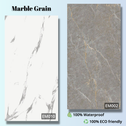 New Arrival Interior Decoration Easy Install Waterproof Pvc Plastic Stone Spc Marble Wall Panel