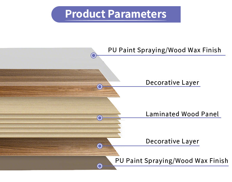 14mm Engineered Black Walnut Wood Flooring | Multi-ply Structure Waterproof & Anti-Slip | Customizable for Park Outdoor Projects