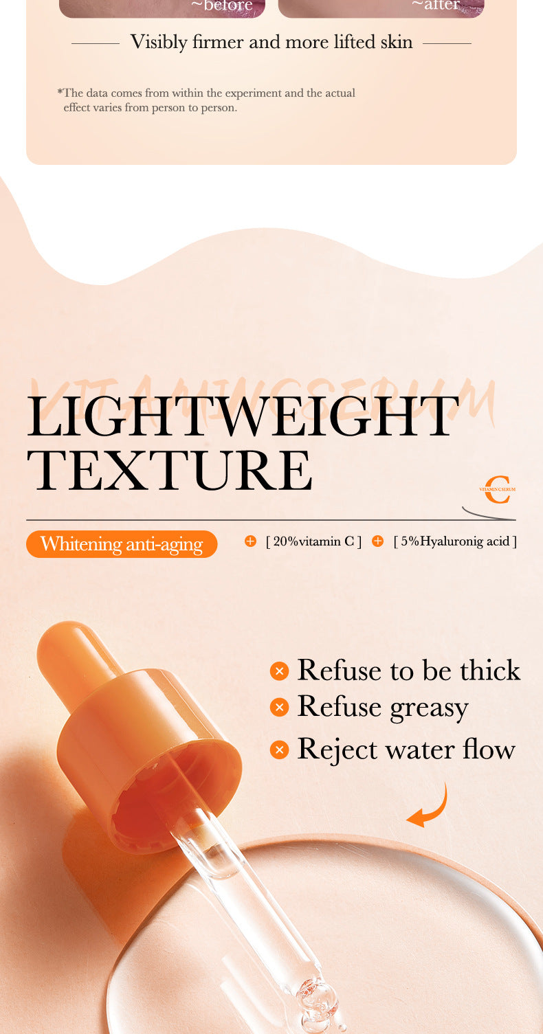 BIOAOUA Essence Series Hydrating and Nourishing Vitamins C Essence  Foreign Trade Factory Direct Sales